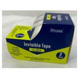 12 Rolls of Officehub Invisible Tape 3/4 inch Extra Wide 2 per pack