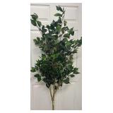 Moss & Bloom 6 ft Artificial Faux Ficus Tree in Decorative Planter