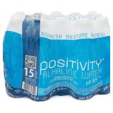 Positivity Alkaline Water 9.5pH+/ 700 mL (15 pack)