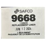 Safco Products 9668 Plastic Trash Liner for 21-Gallon Waste Receptacles, Sold Separately, Black