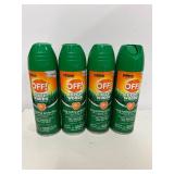 4 Cans of OFF! Deep Woods Mosquito Repellent V 6 Oz