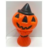 1969 Empire Plastic Corp. Jack-O-Latern on Haystack Blowmold. cord still works and lights up