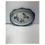 Hummingbird Pottery plate(Cracked)