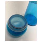 Blue Glass Container perfect for Candy Made in Belgium