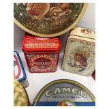 An Assortment of Small Vintage tins