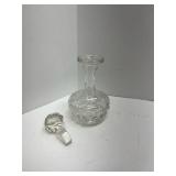 Small Crystal or Cut Glass Perfume Decanter