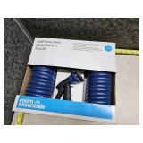 Room Essentials - Blue 50ft Coil Hose with Spray Nozzle