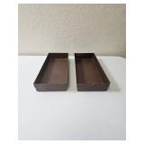 Lot of 2 plastic tray organizers for your utensils or anything! Rubbermaid brand