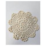 Lot of 3 Fennco Styles Handmade Medallion Crochet Lace Cotton Traycloths/Doilies