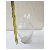 Clear Glass Medium Vase