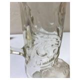 cowboy boot glass mug