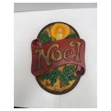 Noel wooden hanging decoration