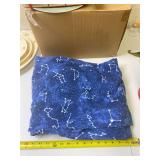 fabric with night sky,stars and constellations