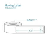 Labelebal 960 Count Moving Labels 14 Different Living Spaces with Fragile Stickers and Blank White Label Home Moving Color Coding Labels Moving Sticker for Storaging Packing Moving (16Rolls, 60/Roll)