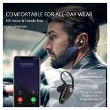 Kendir Bluetooth Headset, V5.0 Ultralight Wireless Headphone Cell Phone Earpiece with Mic Headsetcase,Volume Control, Handsfree Earbud,Compatible with Android/iPhone/Smartphones/Laptop