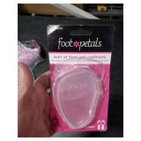 Foot Petals Ball of Foot Cushions, Metatarsal Pad, Lasting Comfort Relief, Prevent Toe Sliding, Overhang, Women