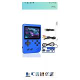 Handheld Game Console with Retro Single Player and Multiplayer Games, 3.0 Screen Portable Video Game Console, Supporting TV Connection, Handheld Video Game Console 2-in-1 (500 Games) Blue