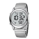 Large Digital Talking Watch English Speaking for The Blind, Elderly or Visually impaired Receives US Signals Automatic Time and Date Correction Big Numbers Easy to See Loud and Clear-Hearkent-2117M