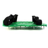 QWORK Gunite Spiked Shoes With 3/4 Short Spikes Perfect For Epoxy Floor, Overlays, Cover Installation, Green Color (Pair)