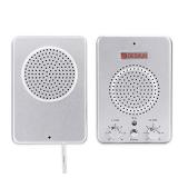 DESHUN Window intercom System Dual Way, Window Speakers, A walkie-Talkie That can be Attached to Glass,Built-in Microphone, intercom System for The Business/Bank/Office/Hospital/Station/Catering