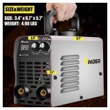 SSIMDER Mini Stick Welder 110V/220V ARC200 Portable Stick MMA ARC Welding Machine 50/60HZ IGBT Inverter Welder Machine Digital Display Smart ARC FORCE Hot Start fits Below 3.2mm Welding rods