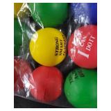 Kasyat 20 Pieces Motivational Stress Balls Colorful Foam Quotes Ball Pack Inspirational Relief Anxiety Small for Motivating Encouraging Adult (Red, Green, Yellow, Blue)