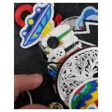 Harsgs 30pcs Iron on Patches for Boys, Embroidered Sew On/Iron On Patches Applique for Clothes, Dress, Hat, Jeans, Pant, Shoe,Bags