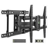 USX MOUNT UL Listed TV Wall Mount for 42"-85" TVS up to 110lbs and 8"-24" Wood Studs, TV Mount with Tilt, Swivel & Extension, TV Mounts Bracket with Dual Articulating Arms, Max VESA 600x400mm