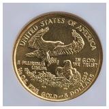 1993 $5 Gold Eagle MS69 1/10 oz