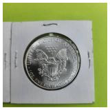 Lot (2) 2010 American Silver Eagle Dollars