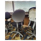 (3) Black Office Chairs