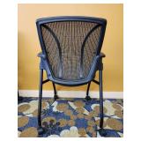 (6) Rolling, Mesh Back Sitting Chairs