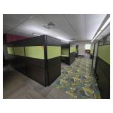 Cubicle Units (12) 4ft Cubicle Cubbies / (1) Closed Office Suite / (1) Side by Side Desk Unit