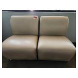 (3) Jasper Seating Tan Lounge Chairs