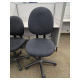 (4) Black Office Chairs