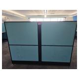 14 Unit Cubicles, Blue