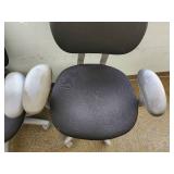 (4) Black Office Chairs