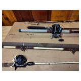 (6) Fishing Poles | (2) With Broken Tips