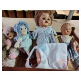 Wooden Baby Doll Cradle| Vintage Dolls