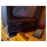 Emerson VHS TV | With Remote