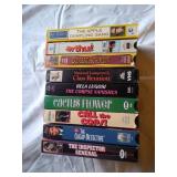 (9) VHS tapes, see pictures.