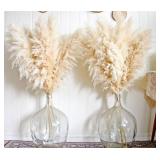 10pcs Pampas Grass Tall Decor - Pompas Floral, Tall Pampas Grass for Floor Vases, Living Room Floor, Floor Plants, Plumas para, and Grass Wall Decor