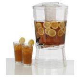 CreativWare 3-Gallon Mosaic Beverage Dispenser, Clear