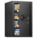 4.0 Cu Ft Large Home Safe, Black