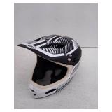 Bell Transfer Adult Full Face Bike Helmet - Matte Black/White, Medium, 55-57 cm