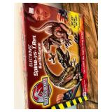 Hasbro Jurassic Park Iii Electronic Spino Vs T. Rex Battle Game 2001 Used