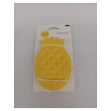 Tough Rubber Pineapple Chew Dog Toy - Yellow - Sun Squad