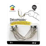 Under the Roof Decorating 20lb Deco Hooks Sampler Clear