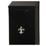 Gibraltar Mailboxes City Classic Galvanized Steel Wall Mount Black Mailbox