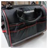 Husky 16 in. Large Mouth Tool Bag with Tool Wall